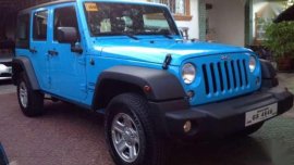 Jeep Wrangler 4X4 Sport Unlimited S Blue For Sale 