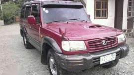 Hyundai Galloper 4D56 4x4 Manual Red For Sale 