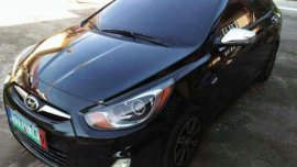 HYUNDAI ACCENT 2012 AT Black Sedan For Sale 