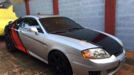 2003 Hyundai Tiburon Coupe Silver For Sale 