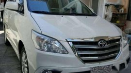 2014 Toyota Innova 2.5G AT White For Sale 