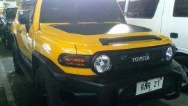Toyota FJ Cruiser 2015 yellow color for sale
