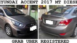 2017 Hyundai Accent Manual Gray For Sale 