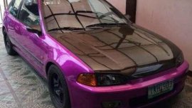 Honda Civic EG Hatchback 1993 Purple For Sale 
