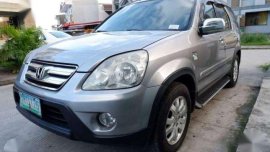 Fresh Honda CR-V 4x2 2005 AT Silver For Sale 
