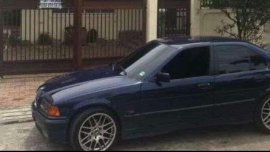 Fresh BMW 320i 1996 AT Blue Sedan For Sale 