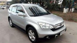 Honda CR-V 2007 AT SILVER FOR SALE