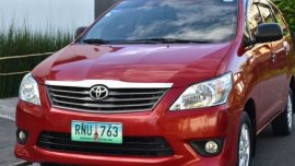 2014 Toyota Innova E RED FOR SALE