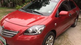 Toyota Vios E 2011 MT Red Sedan For Sale 