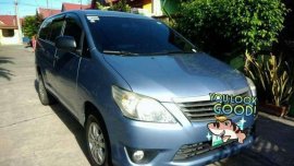 Toyota Innova E 2012 MT blue for sale