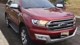 Ford Everest 2016 red for sale