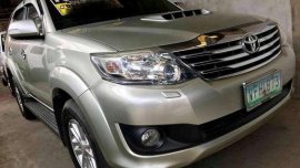 For sale Toyota Fortuner G 2014 AT Diesel Low Mileage