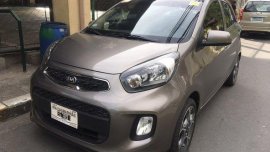 Kia Picanto 2017 AT Brown Hatchback For Sale 