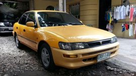 Toyota Corolla GLi 1997 MT Yellow For Sale 