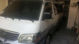 Toyota Hiace 2001 Local MT White Van For Sale 