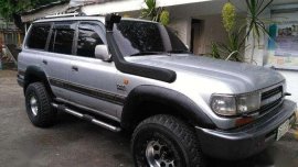 Toyota Landcruiser VX80 1996 MT Silver For Sale 