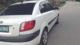 Fresh 2008 Kia Rio MT White Sedan For Sale 