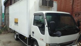 Isuzu Elf Refvan Truck Japan MT White For Sale 