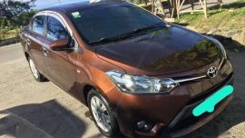 Toyota Vios E 2015 AT Brown Sedan For Sale 