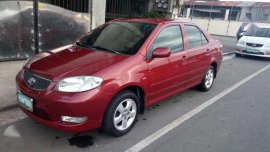 Toyota Vios 1.5G AT Red 2005 For Sale 