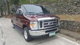 Ford E150 XLT Premium AT Red Van For Sale 