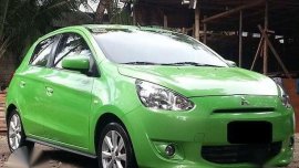 Mitsubishi Mirage 2014 GLS 1.0 MT Green HB For Sale 