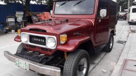 1981 Toyota Landcruiser MT Red SUV For Sale 