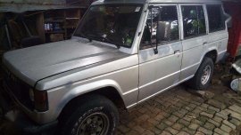 1989 Mitsubishi Pajero MT Silver SUV For Sale 