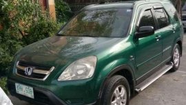Honda CRV 2002 AT Green SUV For Sale 