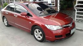 Honda Civic FD 2007 1.8V AT Red Sedan For Sale 