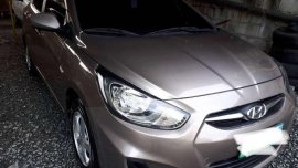 2011 Hyundai Accent 1.4 GL AT Beige For Sale 