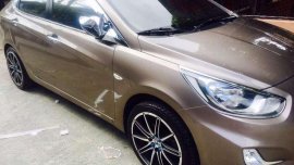 2012 Hyundai Accent AT Brown Sedan For Sale 