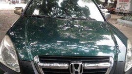 Honda Crv Manual 2004 i-Vtec Green For Sale 