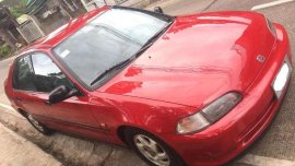 1993 Honda Civic ESI LX MT Red For Sale 
