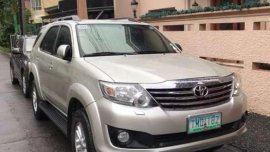 2012 mode Toyota Fortuner for sale 
