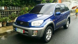2001 Toyota Rav4 4x4 Matic Blue For Sale 