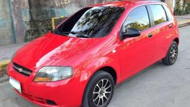 2007 Chevrolet Aveo 1.2 MT Red HB For Sale 