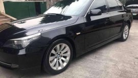 Fresh 2008 BMW 520D AT Black Sedan For Sale 