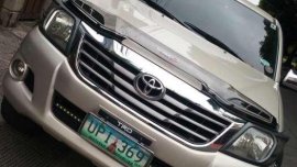 Fresh 2012 Toyota Hilux G MT Beige For Sale 