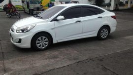 Hyundai Accent Manual White Sedan For Sale 