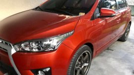 Toyota Yaris 2015 AT Orange HB For Sale 