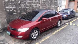 Honda Civic fd 2008 s at habanero red