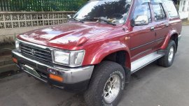 2002 Toyota Hilux SURF 4x4 Diesel MATIC Red For Sale 