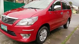 2012 Toyota Innova E Gen 2 Red SUV For Sale 