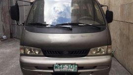 Kia Pregio 2001 Manual Gray Van For Sale 