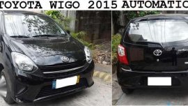 2015 Toyota Wigo 1.0 AT Black HB For Sale 