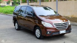 2014 Toyota Innova E MT Brown SUV For Sale 