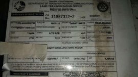 Toyota Lite Ace 1990 sale or swap diesel manual