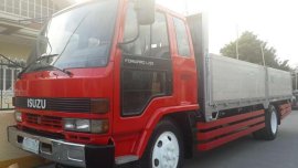 Isuzu Forward Dropside 21ft 6HE1 Red For Sale 