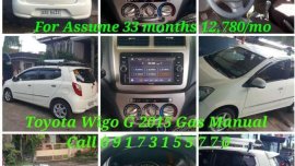 Toyota Wigo G 2015 Manual White HB For Sale 
